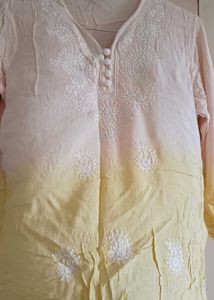 Ombre Chikankari Kurta