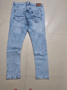 Acid Wash Denim Jeans