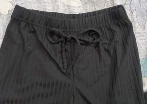 Black Flared Trousers