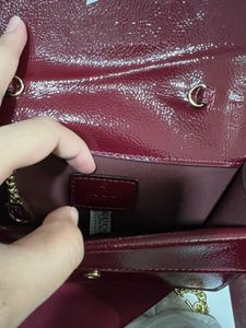 Gucci burgundy bag