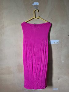 Boohoo Pink Tube Dress