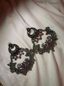 Boho Ethnic Jhumka Earrings