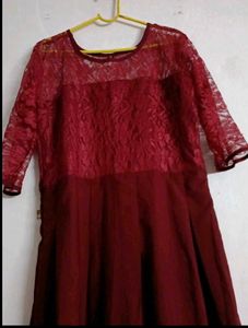 Elegant Lace Sleeve Maxi Dress