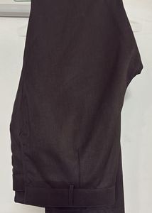 Brown Formal Straight Trouser