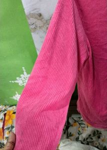 Ribbed Mock Neck Top