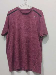 Men's Marled Burgundy T-Shirt