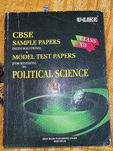 CBSE Sample Papers Political Science Class XII