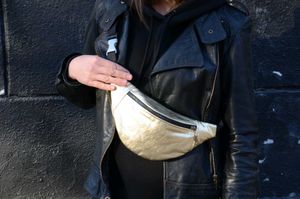 Stylish Fanny Pack - Gold