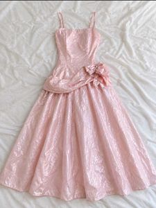 ♡ Rosey Coquette fairydoll pink barbie dress ♡
