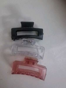 Set of 3 Claw Hair Clips