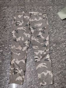 Camouflage branded DNMX Cargo Pants