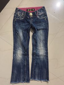 Red Pepper Embroidered Wing Jeans