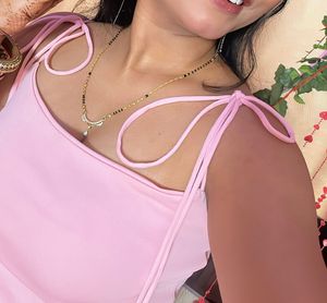 Elegant Pink Bodycon Maxi Dress