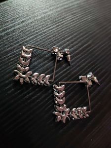 Elegant Square Crystal Earrings
