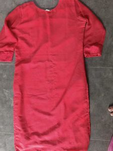 Beautiful Red Chikankari Kurta. perfectly new