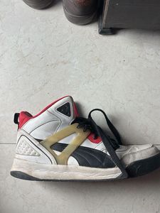Puma Mens blackcourt Mid-Top Sneakers
