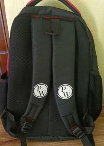VIDYAPEETH Black &amp; Red Backpack