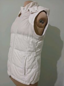 Authentic White Vintage Nike Puffer  Jacket