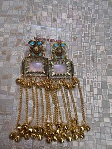 Bohemian Dangle Earrings with Bells