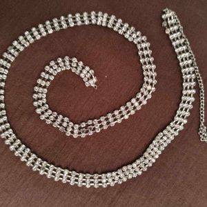 Sparkling Rhinestone Body Chain, kamarband