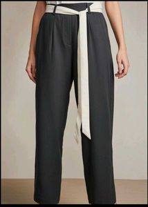 Belted Wide Leg Pants
