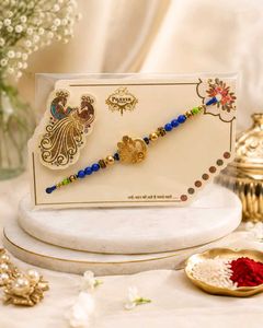 Peacock Design Rakhi