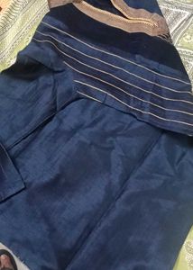 Elegant Navy Blue Kurta Set