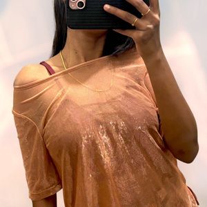 Transparent Rose Gold Tee