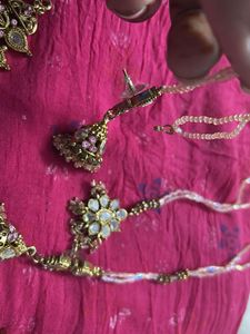 Ethnic Necklace Set with Earrings