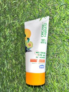 Organic Harvest Sunscreen And Facewash