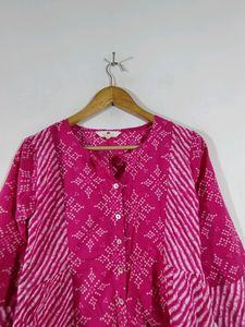 Pink Printed Tunic (Women's)