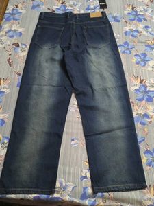 Men's Relaxed Fit Blue Denim Jeans