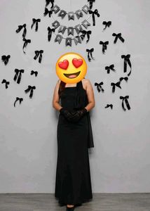 black party wear dress