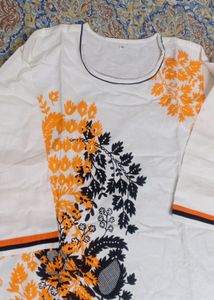 Enhance Your Look  From Pure Cotton Kurti......