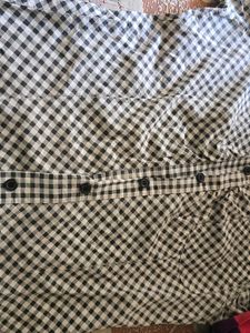Gingham Checkered Button-Up Shirt