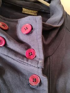 Chic Navy Double-Breasted Jacket