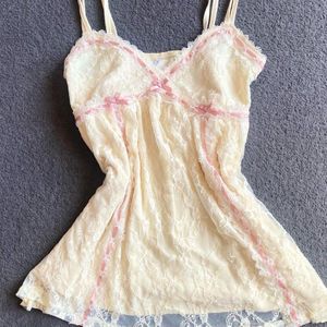 Kawaii Sakura Lace Top🍓🍰