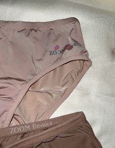 Beige And Brown Panties