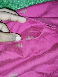 Stylish Pink Kurta with Gold Print