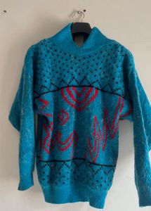 Unisex Blue Sweater
