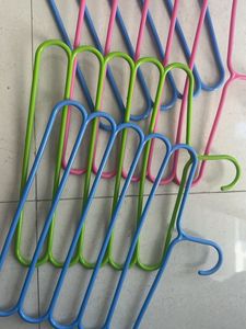 Set of 4- Colorful Plastic Hangers