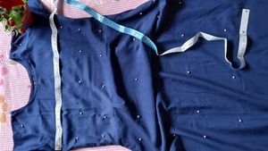 Beautiful Navy Women Kurta And Dupatta Set
