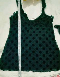 Very Sexy Polka Dot Camisole With Penty