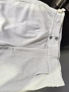 Men’s Ribbed Knit Trouser – Light Grey