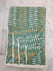 Green Ikat Print Fabric