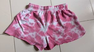 Pink Tie-Dye Shorts
