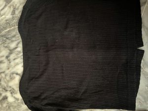 Crop Black Fitted Top