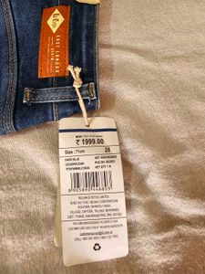 Y2K Blue Flared Slit Jeans | Size- 28