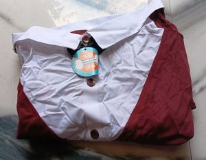 red &amp; white Dog dress XXL size new pc