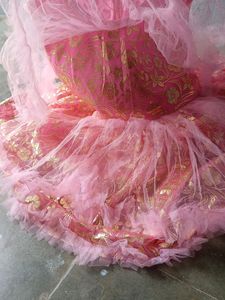 Girls Pink Net Frock